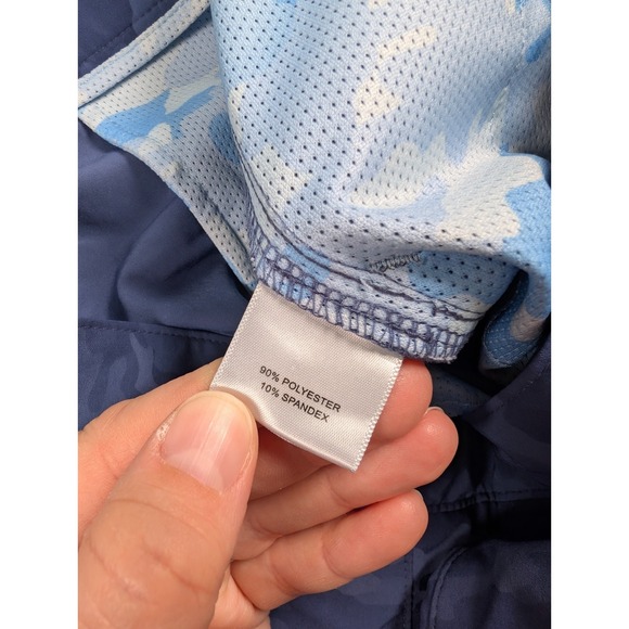 Peter Millar Shackleford Hybrid Golf Shorts Mens 38 Navy Blue Camo 10" - Picture 5 of 8